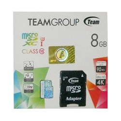 کارت حافظه تیم گروپ  microSDXC 8GB U3191262thumbnail